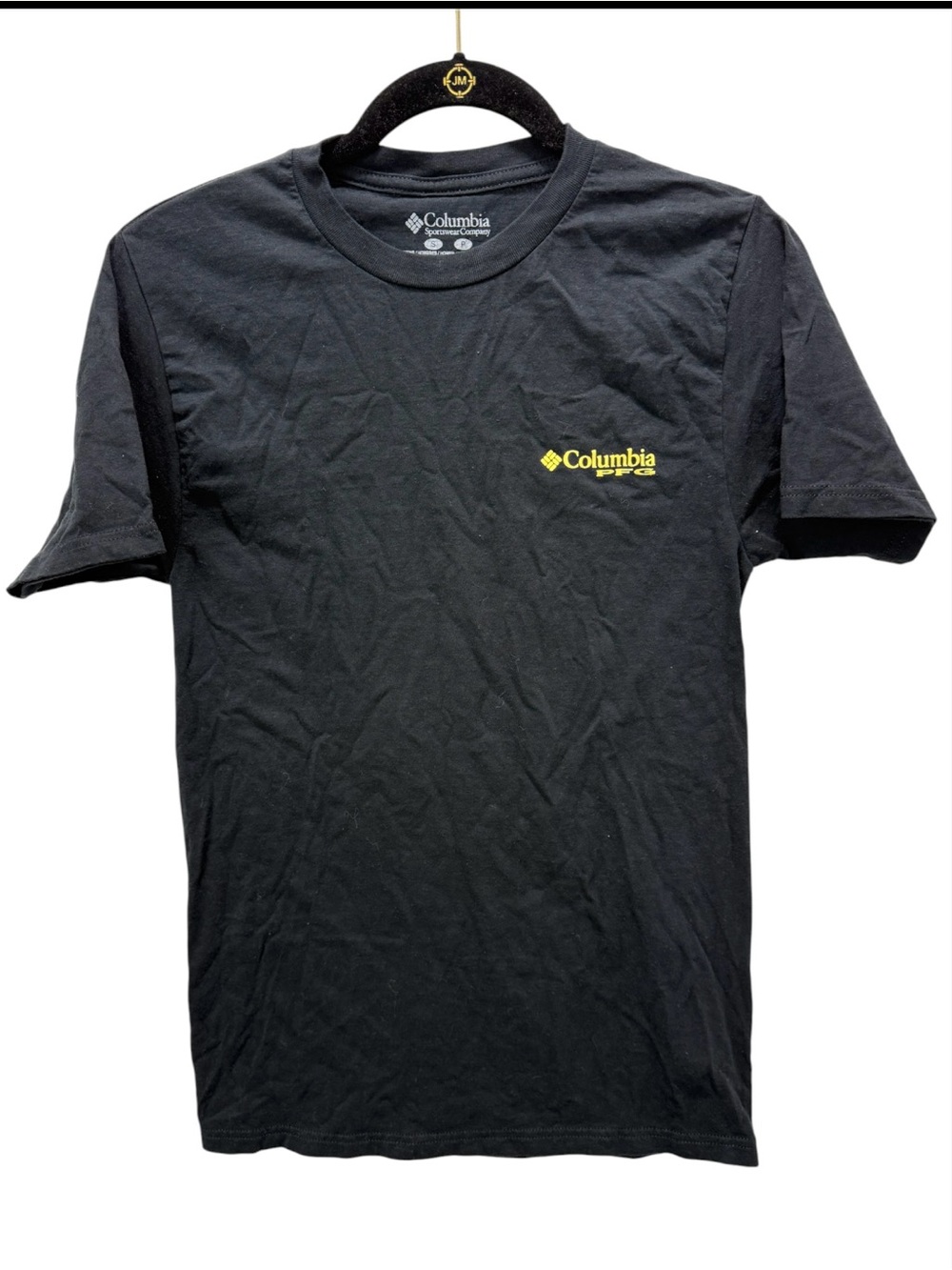 Columbia Black PFG Triangle Graphic Tee Sz(S)